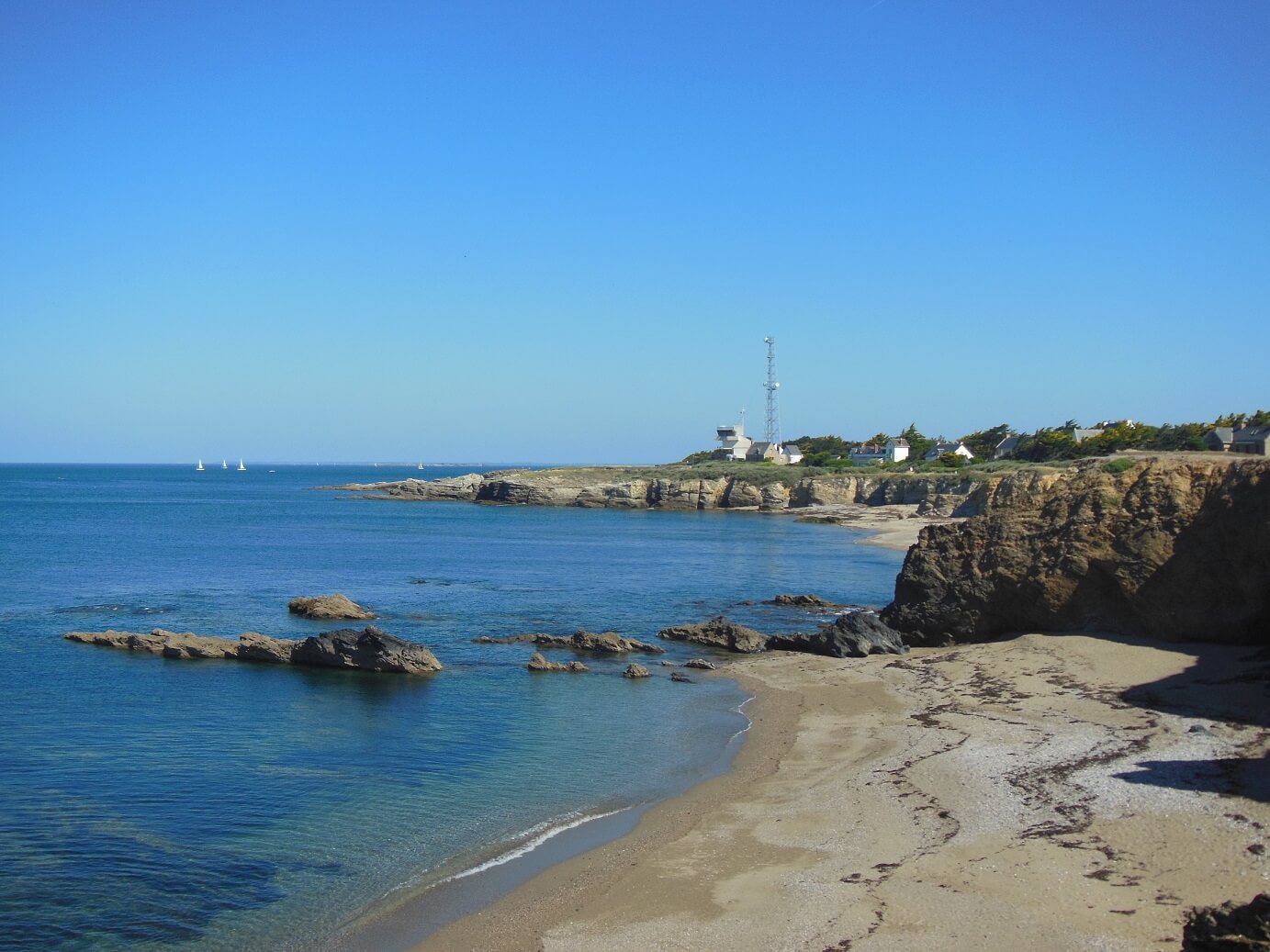 Plage pour les sports nautiques en Loire-Atlantique