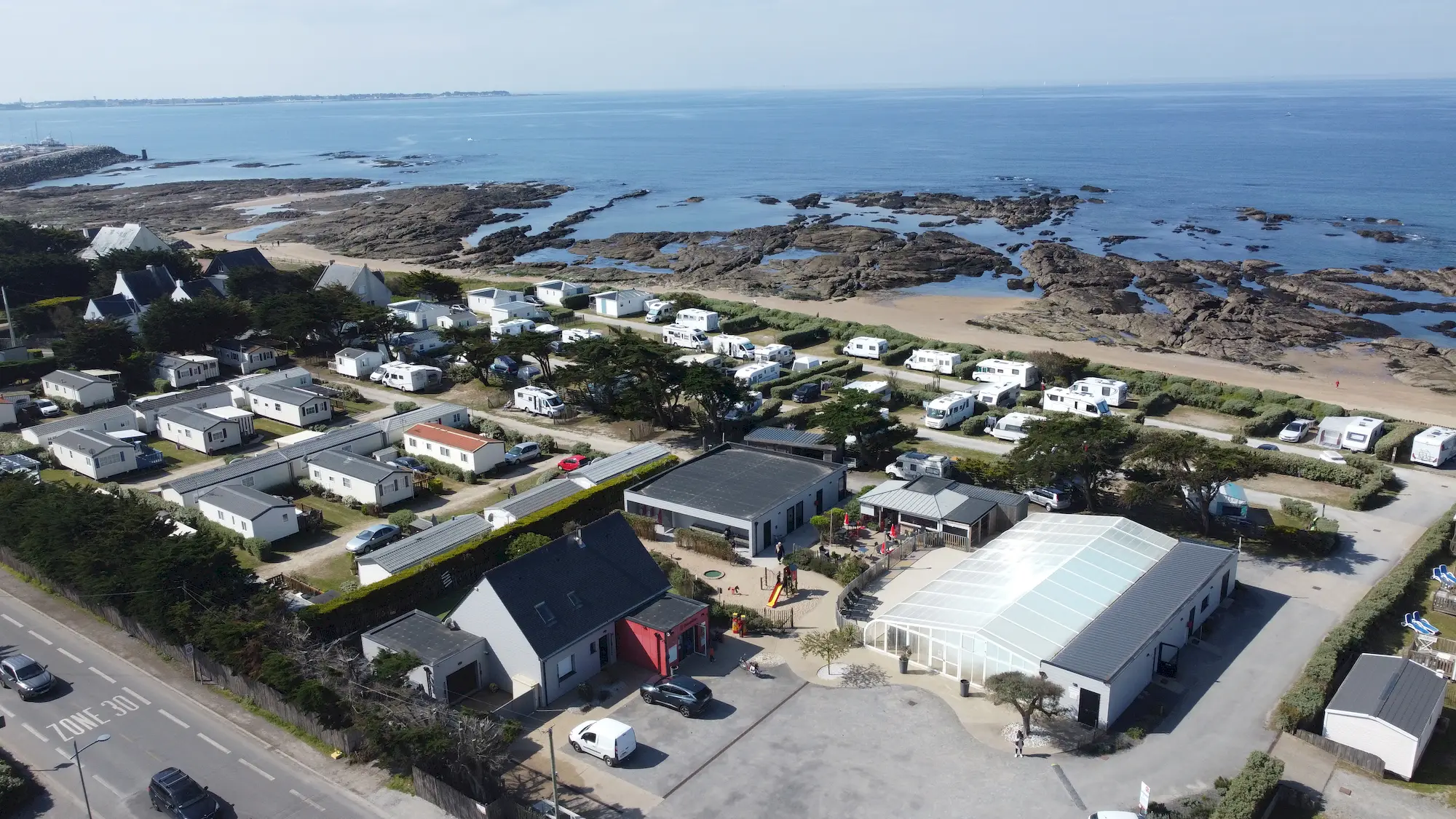 vue panoramique camping la falaise